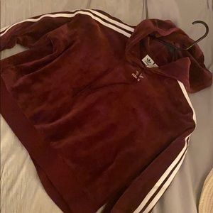 Adidas crop hoodie